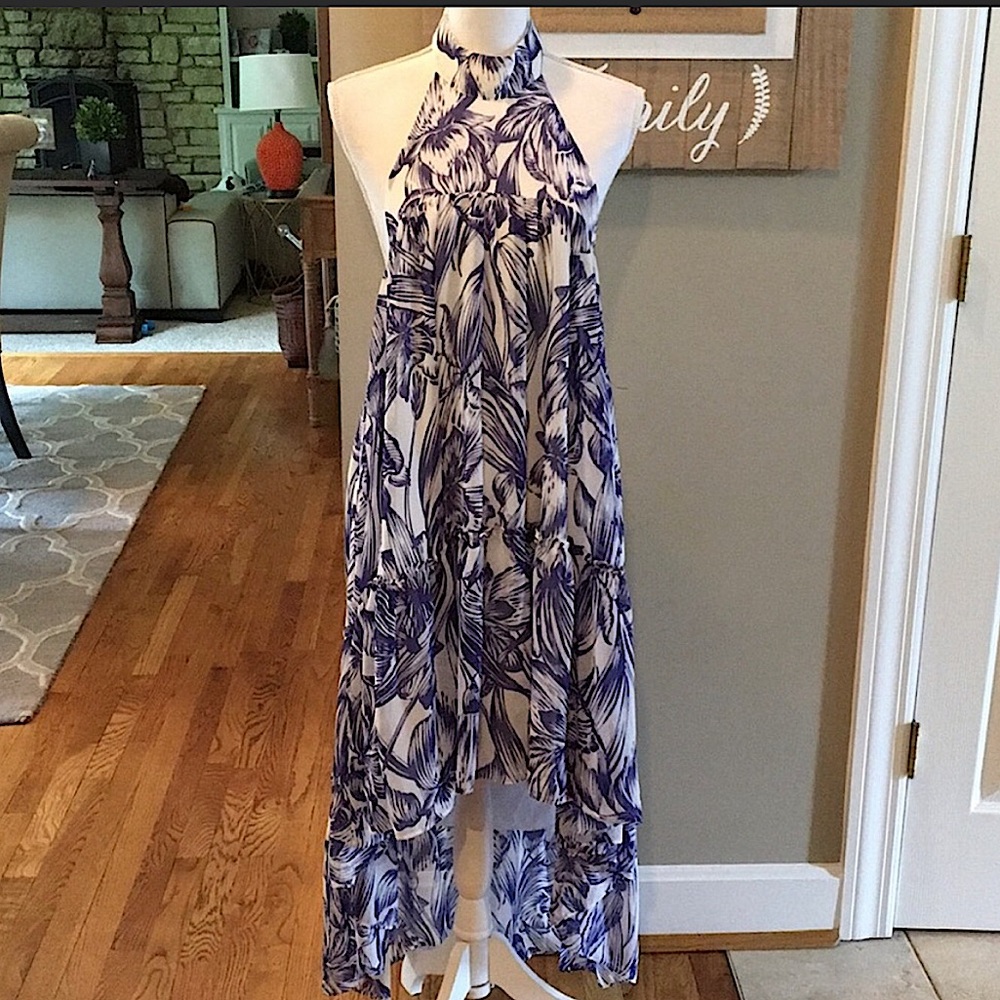 Olivaceous high low Summer Dress Size M